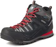 Karrimor Men's Spike Mid 3 Weathertite Low Rise Hiking Boots, Black Red, 11 UK