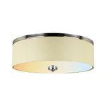 Sunlite 49086 LED 17.5” Fabric Drum Ceiling Fixture, 28 Watts, CCT 27K-50K, Dimmable, 50,000 Hour Lifespan, ETL Listed, For Entryways, Bedrooms, Bathrooms, Hotel Rooms, Commercial Use, Residential Use