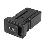 X AUTOHAUX 86190-02020 Car Aux Port Auxiliary Stereo Audio Adapter Input Jack