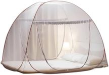 Portable Pop-Up Brown Mosquito Net 