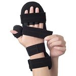 Sylong Stroke Resting Hand Splint (for left and right) - Night Immobilizer Wrist Finger Brace - Thumb, forefinger, pinky Stabilizer Wrap - for Arthritis, Tendonitis, Carpal Tunnel Pain - Functional Support