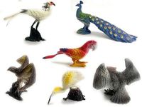 Bestie toys Bird Figures & Collectible 6 pcs Big Bird Figurines for Kid ETC