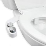 Brondell Bidet - FreshSpa Comfort Plus Bidet Attachment - Dual Temperature and Dual Nozzle with Retractable Nozzles and Self-Cleaning Function