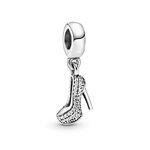 Pandora Women's 791536cz Sparkling Stiletto Charm, Silver