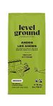 Level Ground Coffee - Andes Mountains Craft Blend - Medium Roast, Ground - Fair Trade, Organic, 1% For the Planet, Kosher - Specialty Coffee - Great in a Drip Brew, French Press, Pour Over - Tastes Rich and Smooth - 300g