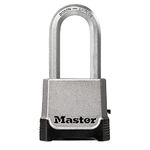 MASTER LOCK Heavy Duty Padlock, Security Level 9/10, Outdoor, Keyed or combination, Zinc, Weatherproof, Xlong Shackle