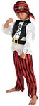 Rubie's Official Children's Raggy Pirate Boy - Fancy Dress Costume, 128 cm - Large, 7-8 Years