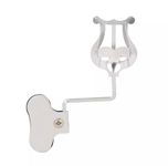 BEIIRLLA Trumpet Trombone Lyre Sheet,trombone Music Holder Marching Lyre for Trombone Sheet Music Clip Clamp-On Holder,Wind Instrument Trombone clip Sheet trumpet lyre,With Storage Bag and Wipes