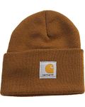 Carhartt Men's Acrylic Watch Hat A18, Brown, One Size