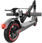 Electric Scooter for Adults,8.5”/10” Solid Tires,UP to 25KM/H,350W Powerful Motor,35/45KM Range with Braking System,Foldable Lightweight Electric Scooter,Max Load 120KG,App Control-Black
