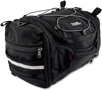 Chase Harper USA 4250 Deluxe Hide-Away Tail Trunk - Water-Resistant, Tear-Resistant, Industrial Grade Ballistic Nylon with Adjustable Bungee Mounting System for Universal Fit