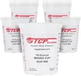 Custom Shop Box of 12 Each - 10 Ounce Paint Mixing Cups Cups Have calibrated Mixing ratios on Side of Cup Box of 12 Cups