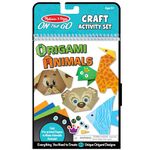 Melissa & Doug On the Go Origami Animals Craft Activity Set - 38 Stickers, 40 Origami Papers | Kids Travel Activity, Arts And Crafts, Origami For Kids Ages 5+