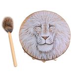 Handmade Siberian Shamanic Drums Spirit Music Drums with Drumstick Bass Drum for Music Healing Reflection and Meditation hand drum set shamanic drum siberian shamanic drum tree of life drum shaman