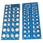 Thread Checker, 38 Nut and Bolt Thread Size Checker, Screw Identifier Gauge with Standard & Metric (Blue)