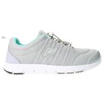 Propet Women's TravelWalker II Shoe, Grey/Mint, 6.5 UK