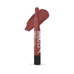 TEEN.TEEN Non Transfer Water Proof Long Lasting Matte Lipstick (Brick Wine)