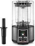 CRANDDI Commercial Blender for Crushing Ice, Chopping, Grinding, Blending, 1500W 80oz Blender with Tamper and Removable Soundproof Cover, K85 (Grey)