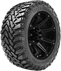 Venom Power Terra Hunter M/T Mud Off-Road Light Truck Radial Tire-35X12.50R20LT 35X12.50X20 35X12.50-20 121Q Load Range E LRE 10-Ply BSW Black Side Wall