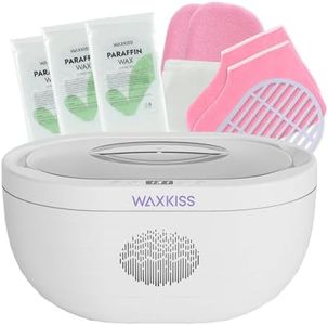 Paraffin Wax Machine for Hand and Feet with 3 packs of Paraffin Wax Refills Unscented,3000ml Hand wax Paraffin Machine for Reservation Paraffin Wax Bath