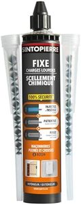 SINTO Scellement Chimique Charges Lourdes - 300 ml - Fixer et Sceller des Charges Lourdes - Matériaux Creux et Pleins - Simple d'Utilisation