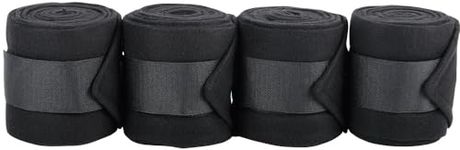 Harry's Horse Fleece Bandages, 3 m, Pack of 4, Black