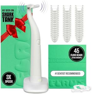 FLAUS Electric Flosser - Extra Strength Woven - Shark Tank Plaque Remover