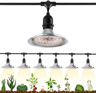 Espird Outdoor LED Grow Light, Full Spectrum Grow Light Strip, Waterproof Plant Growing Lamps, UL Certified String Grow Lights for Greenhouse Garden, 21.3FT Outdoor Grow Light for Veg Seedling Flower