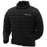 FROGG TOGGS Men's Standard Co-Pilot Insulated Puff Jacket, Black, Medium