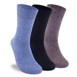 Supersox Woolen Regular Length Socks for Men, Made with Thermal Control, Extra Cushioning for Support & Comfort with a Durable Welt, Ideal For Winter Wear (Pack Of 3)