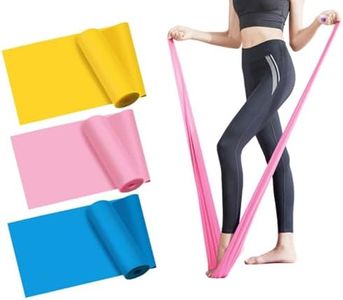 CuiCanfla 3 Pcs Resistance Bands Set, Exercise Bands,Non-Latex Elastic Bands Stretch Bands for Upper & Lower Body & Core Exercise, Physical Therapy, Home Gym Workout Strength Training Yoga Pilates