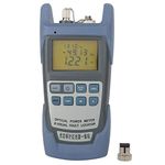 Handheld Fiber Optical Power Meter Visual Fault Locator Fiber Optic Cable Tester -70~ + 10dB Optic Test Equipment Sc and Fc Connector for CCTV CATV Communication Engineering