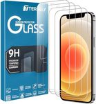 T Tersely [4 Pack] Screen Protector for Apple iPhone 12 / iPhone 12 Pro (6.1 inch), 9H Hardness Case Friendly Tempered Glass Film, Anti-Scratch HD Clear