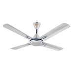 Orient Electric Quadro Ornamental 1200mm | 4 Blade, Premium BEE Star Rated Ceiling Fan (Quadro BEE rated, Silver Blue)