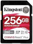 Kingston 256GB Canvas React Plus SD