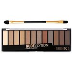Nude Eyeshadow Palette 12 Shades,Smokey Color Eyeshadow Blendable Long Lasting Matte Eyeshadow Palette Pigment Color Eye Shadow Cosmetic Cream Makeup (01-NUDE)