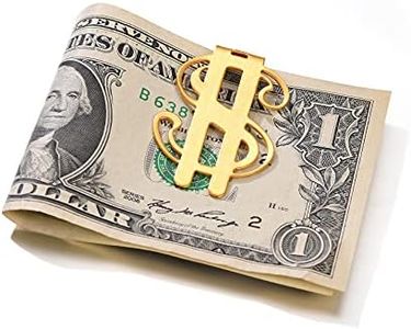 ChainsPro Titanium Money Clips Metal Minimalism Dollar Cash Clips Gold Money Clip