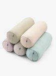 Yogamatters Organic Cotton Chambray Buckwheat Bolster (Grey Ice)