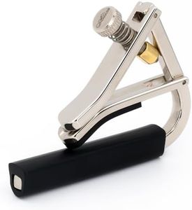 Alice Guitar Capo for Acoustic and Electric Guitar 6 Stings, Quick Adjusting Tones through Metal Guitar Tuner, Sliver Guitar Capo for Stable Tunning, Suitable for Learning and Professional Playing