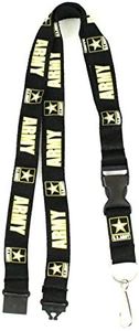 aminco Mens US Air Force Lanyard, 22-inches 763264711494-P, Boys Womens Unisex Girls Mens, US Army Lanyard, 22-inches, 763264711500, Black, Size 11