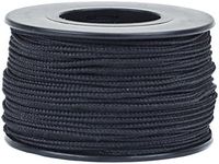 Atwood Micro Sport Cord 1.18mm X 125 Ft Small Spool Lightweight Braided Cord, Black