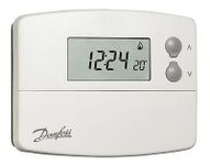 Danfoss 087N791200 White TP5000RF SI Wireless Programmable Room Thermostat