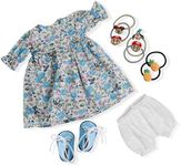 BlissfulPixie Handmade Waldorf Doll Clothes 12 inch Clothing Set with Pretty Box Girl Christmas Birthday Gift-Coco's Clothes Accessories