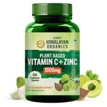 Vlado’s Himalayan Organics Plant Based Vitamin C with Zinc - 120 Veg Capsules