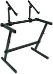 Quik-Lok Z/726 Double Tier Height Adjustable Z-Style Keyboard Stand