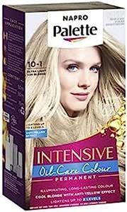 Napro Palette, Permanent Hair Colour, 10-1 Ultra Light Ash Blonde