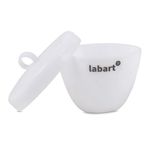 LABART Silica Crucible with Lid, Temp: 900 Degree Celsius | 25ml