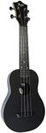 Flight Ukulele TUS35 ABS Travel Soprano Ukulele with Bag, Black