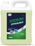 JOVS Sodium Hypochlorite 5 Litre - High Strength (14-15%) Brick, Driveway & Patio Cleaner - Stain Removal | Bleaching Agent | Odour Removal