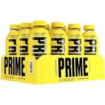 PRIME Hydration Sports Drink by Logan Paul & KSI Lemonade Flavour 12 x 500ml Bottle